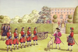 Der junge Herzog von Gloucester hatte seine eigene Armee zum Spielen