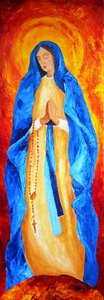Madonna des Rosenkranzes, 2011 von Patricia Brintle