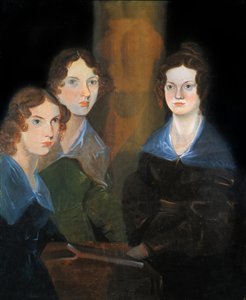 Porträt der drei Bronte-Schwestern: Charlotte Bronte von Patrick Branwell Bronte