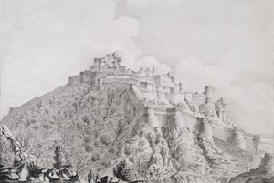 Zitadelle der Hügelburg von Komulmer