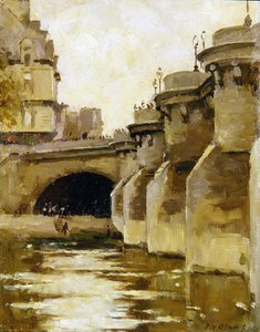 Pont-Neuf, Paris, um 1900