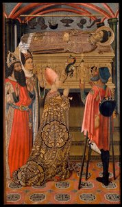 Prinzessin Eudoxia vor dem Grab des heiligen Stephanus