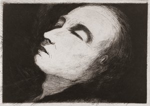 Vincent van Gogh auf seinem Sterbebett von Paul  Gachet