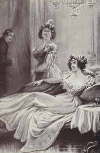 Illustration für Barchester Towers von Anthony Trollope (Lithographie) von Paul (after) Hardy