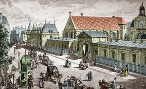 Vue du Conservatoire des Arts et Métiers (Cnam) à Paris, rue Saint Martin à Paris