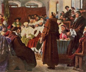 Luther auf dem Reichstag zu Worms von Paul (after) Thumann