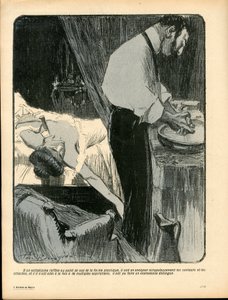 Die Butterplatte, Satirisch in Farben von Paul Balluriau