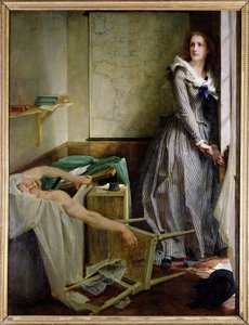 Porträt von Charlotte Corday von Paul Baudry