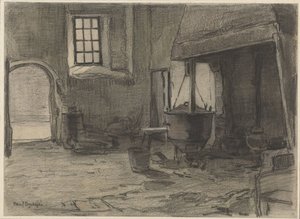 Kamin mit Kesseln