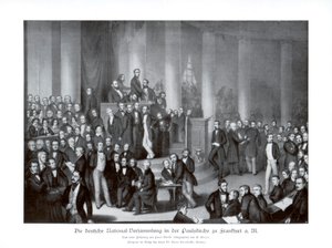 Deutsche Nationalversammlung, Frankfurt, 1900 von Paul Burde