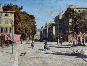 La Canebière, Blick auf die Alleen von Meilhan