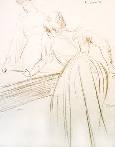 Die Comtesse Greffuhle und Raymonde de Galard von Paul Cesar Helleu