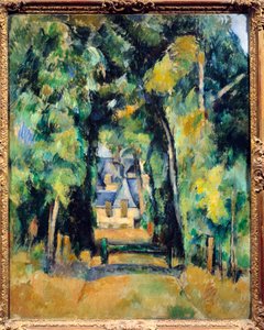 Allee nach Chantilly von Paul Cézanne