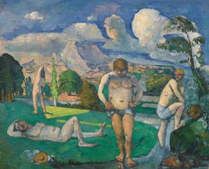 Badende in Ruhe von Paul Cézanne