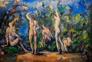 Fünf Badende 1900 - 1904 von Paul Cézanne