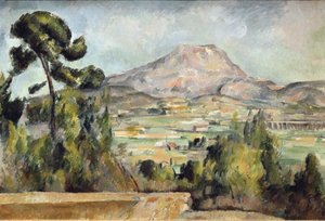 Montagne Sainte-Victoire von Paul Cézanne