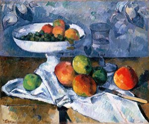 Stillleben mit Obstschale