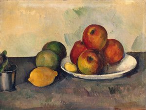 Stillleben mit Äpfeln, ca. 1890 von Paul Cézanne