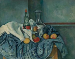 Die Pfefferminzflasche von Paul Cézanne