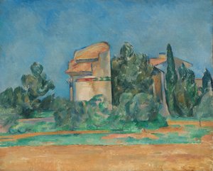 Der Taubenturm in Bellevue von Paul Cézanne