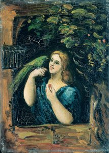 Frau mit einem Papagei (La Femme au perroquet)