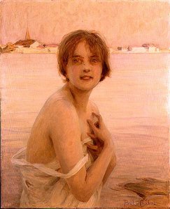 Mädchen am Meer
