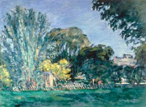 Bäume im Jas de Bouffan von Paul Cézanne
