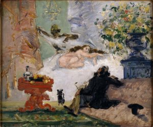 Une moderne Olympia von Paul Cézanne
