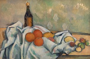 Flasche und Früchte (Bouteille et fruits)