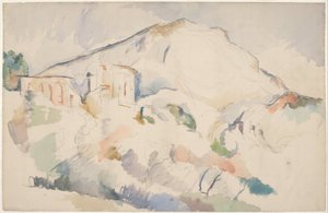 Château Noir und Mont Sainte-Victoire, ca. 1890-1895