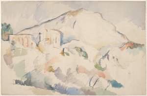 Château Noir und Mont Sainte-Victoire, ca. 1890-1895