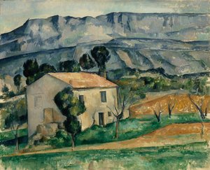 Haus in der Provence, 1886-1890 von Paul Cézanne