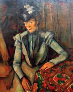 Die Dame in Blau
