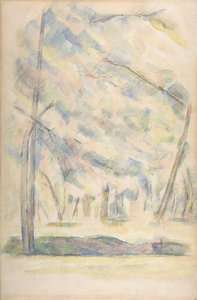 Landschaft recto, Skizze von Felsen verso
