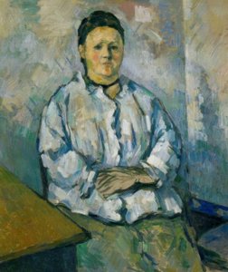 Madame Cézanne sitzend