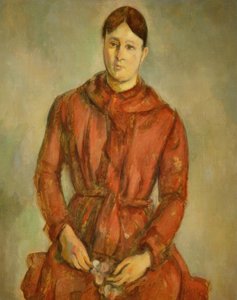 Madame Cézanne in Rot