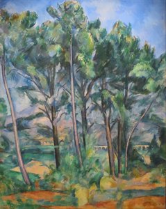 Montagne Sainte-Victoire und Viadukt von Valcros von Paul Cézanne