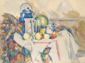 Stillleben mit Milchtopf, Melone und Zuckerdose, 1900-1906