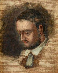 Porträt von Émile Zola 1840-1902, ca. 1862-1864
