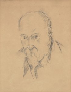 Selbstporträt [recto] von Paul Cézanne