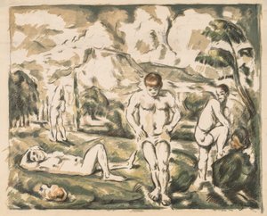 Die Badenden von Paul Cézanne