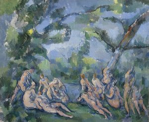 Die Badenden, 1899-1904 von Paul Cézanne