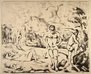 Die Badenden von Paul Cézanne
