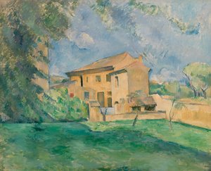 Der Bauernhof am Jas de Bouffan von Paul Cézanne