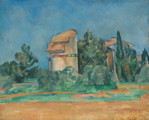 Der Taubenturm in Bellevue von Paul Cézanne