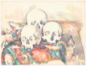 Die drei Schädel von Paul Cézanne
