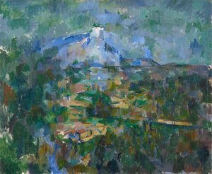 Blick auf den Montagne Sainte-Victoire von Lauves