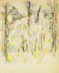 Waldszene von Paul Cézanne