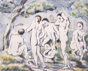 Die kleinen Badenden von Paul Cézanne, Auguste Clot