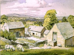 Ein Bauernhof in den Cotswolds, 1928